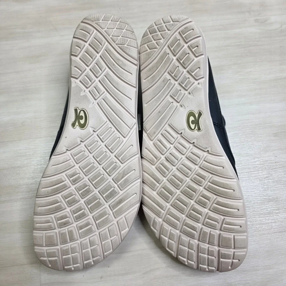 Lems Mariner Navy Leather Barefoot Boat Shoes Mens 43 Minimalist Zero Drop